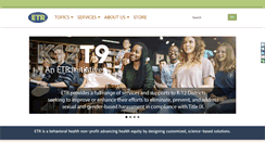 Desktop Screenshot of etr.org